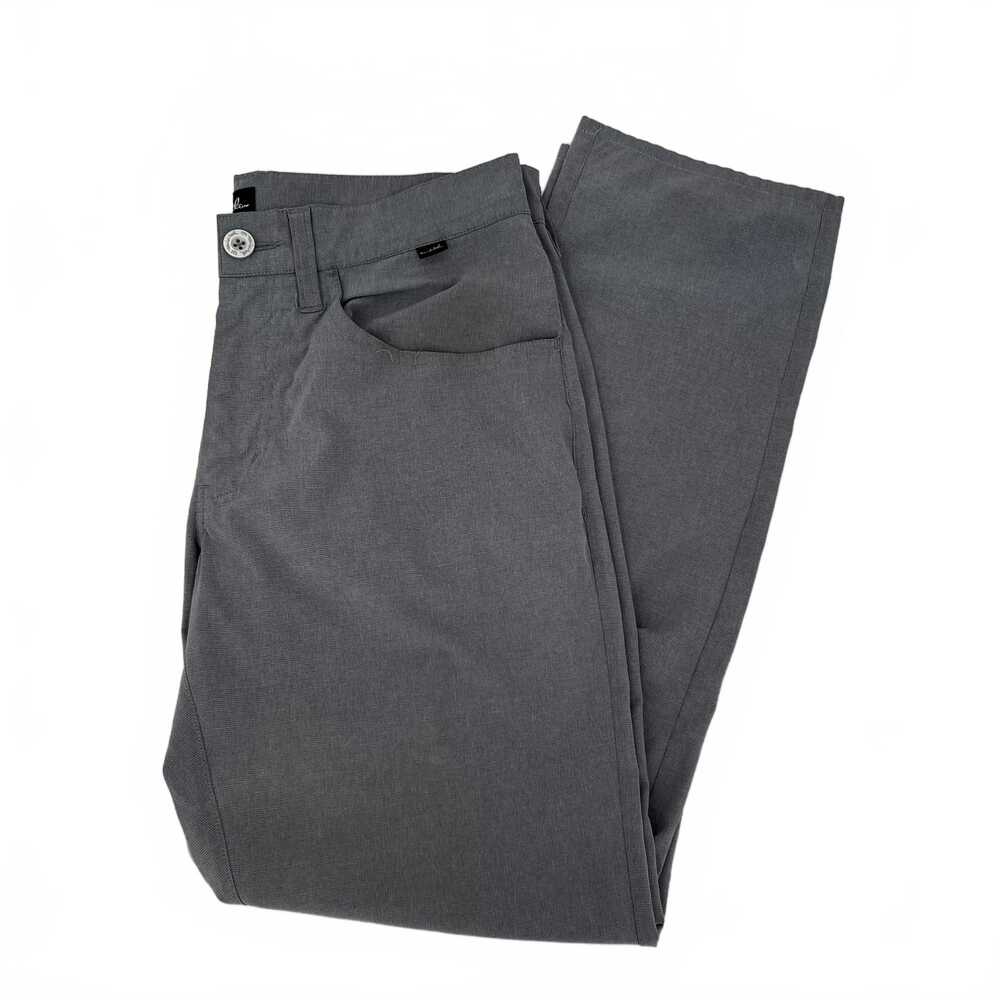 Travis Mathew Gray Grid Pattern Dress Pants | Men’s 30 Regular